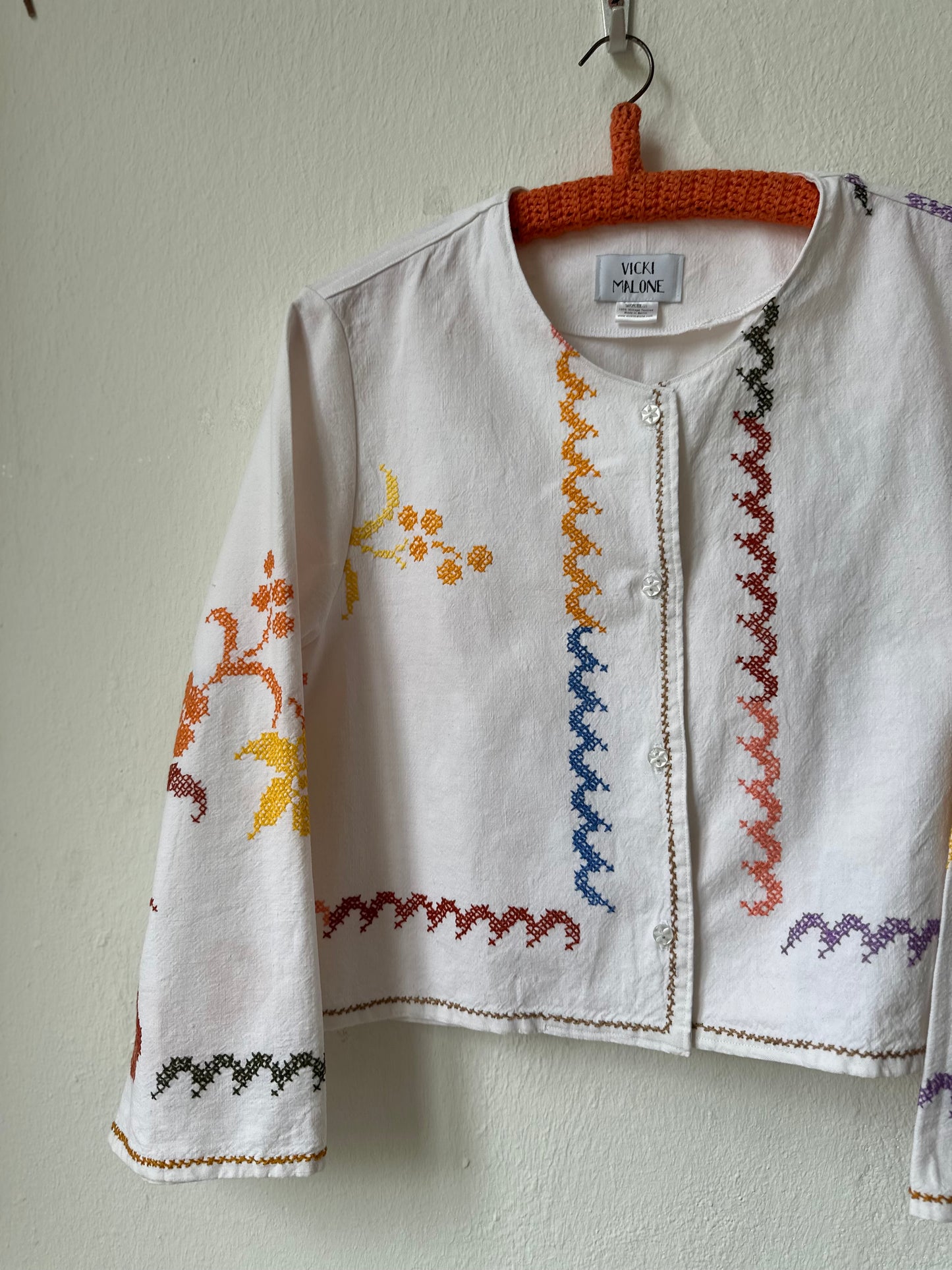 Beth Blouse - Rainbow Stitch