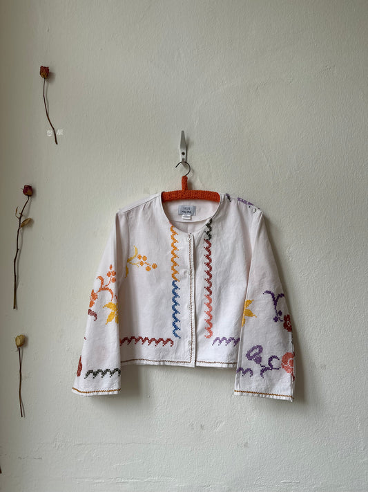 Beth Blouse - Rainbow Stitch