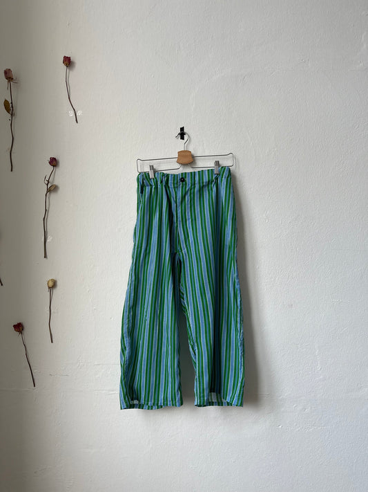 Trousers - Blue and Green