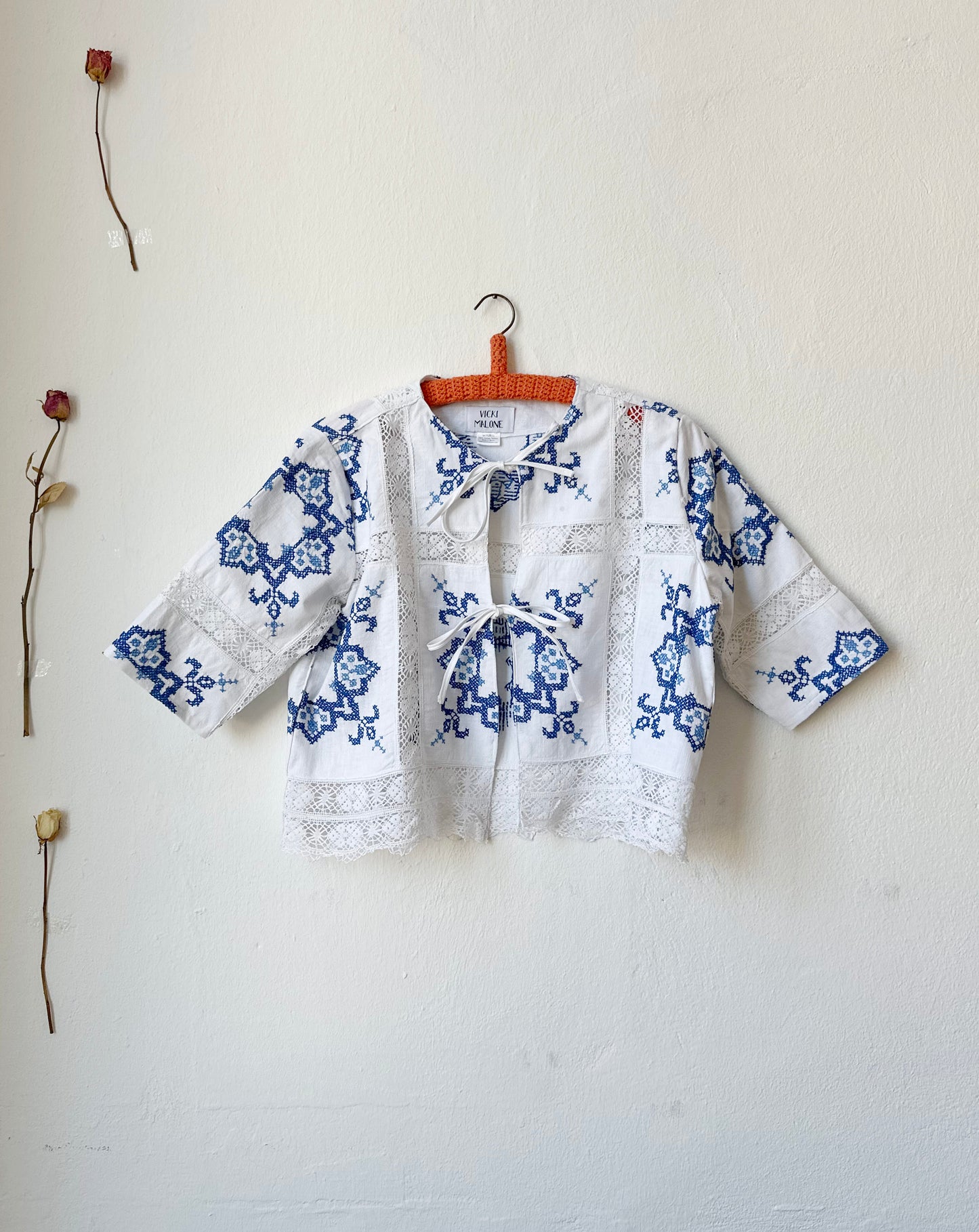 Beth Bluse - Weiße Spitze