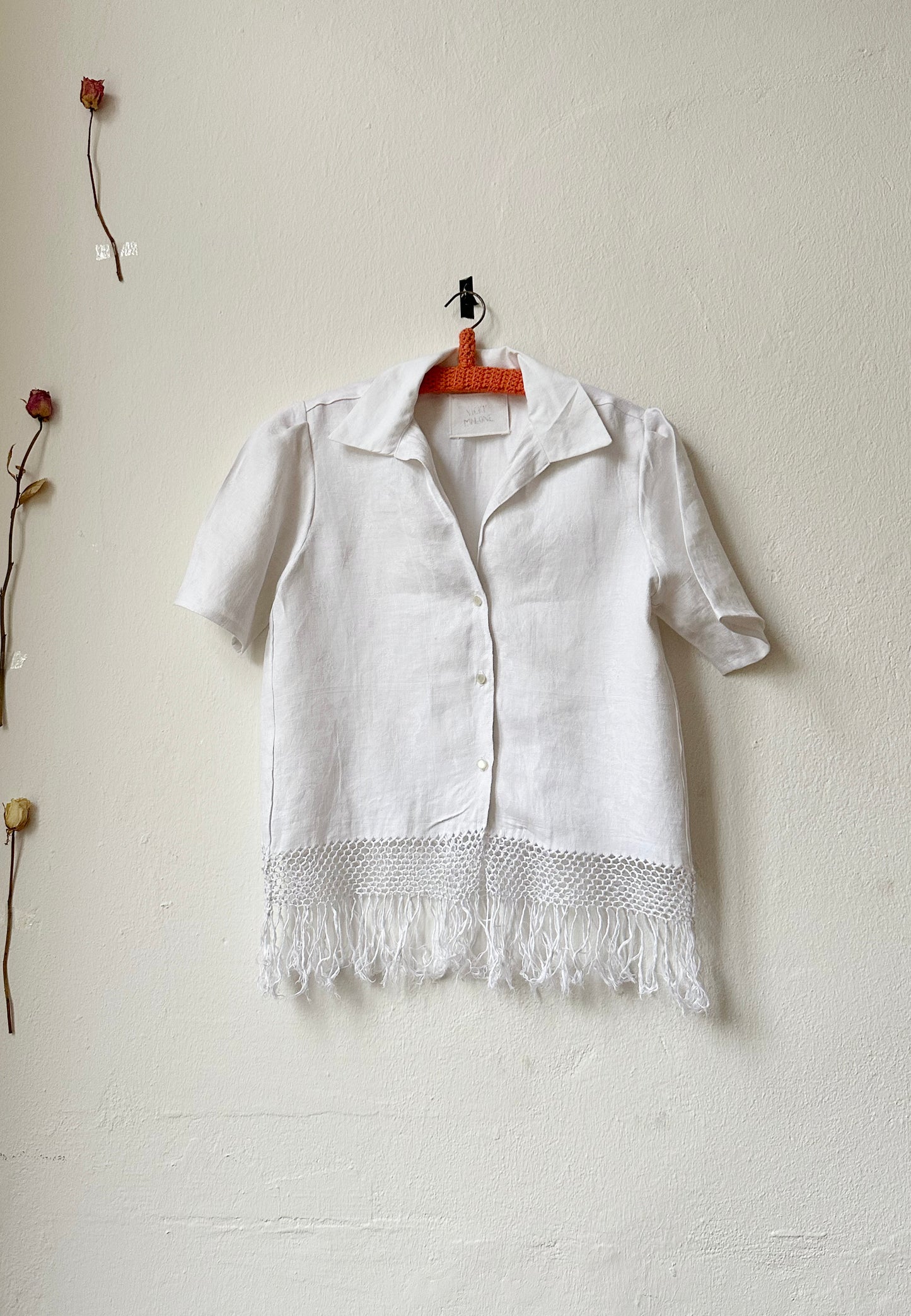 Beth Blouse - Monogram Fringe