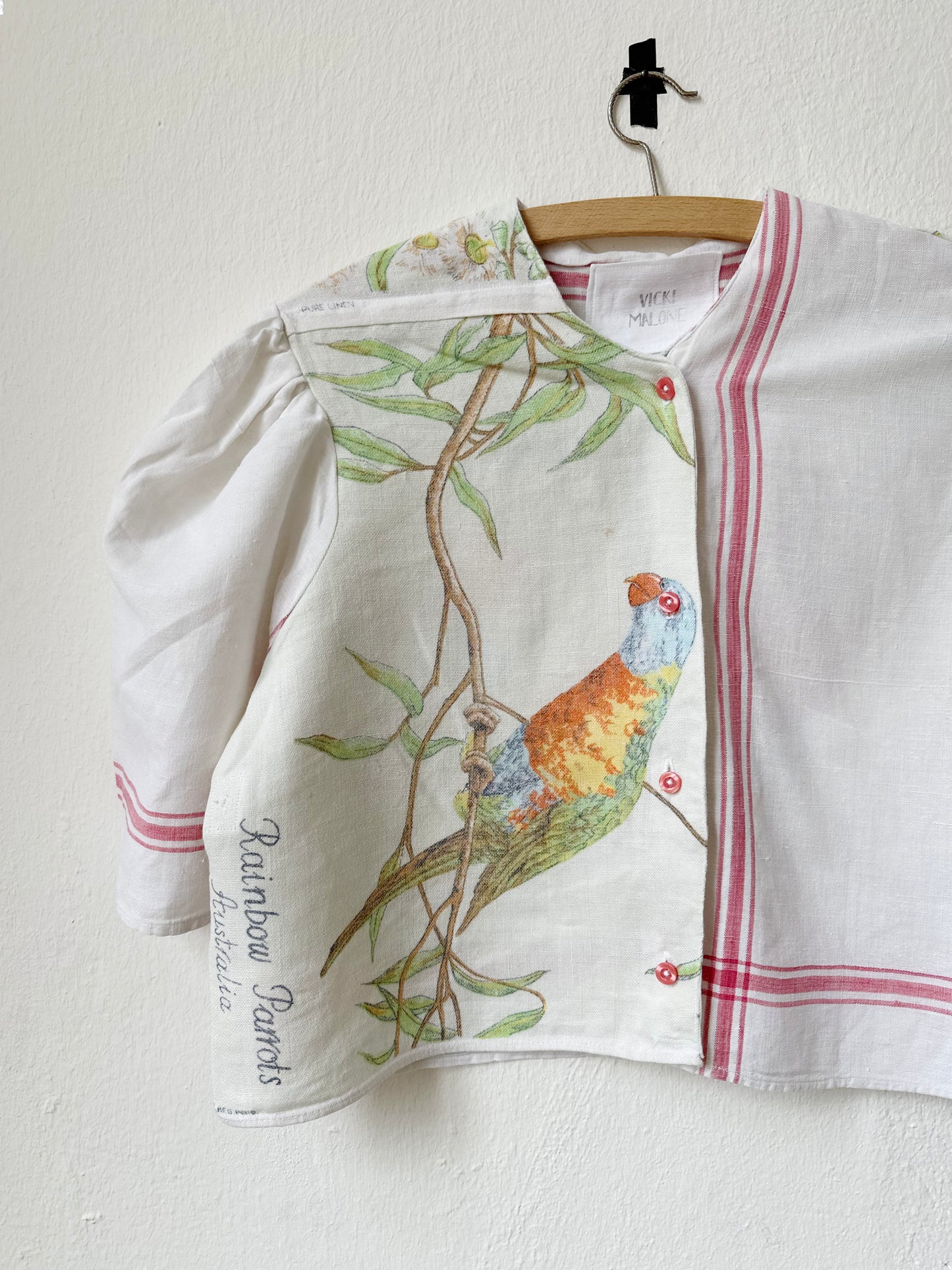 Beth Blouse - Rainbow Parrots