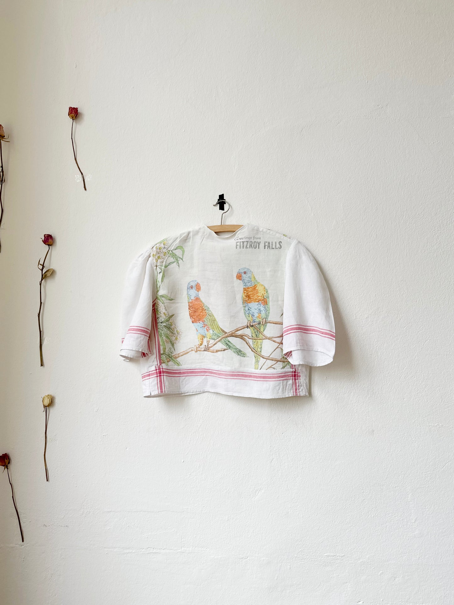 Beth Blouse - Rainbow Parrots