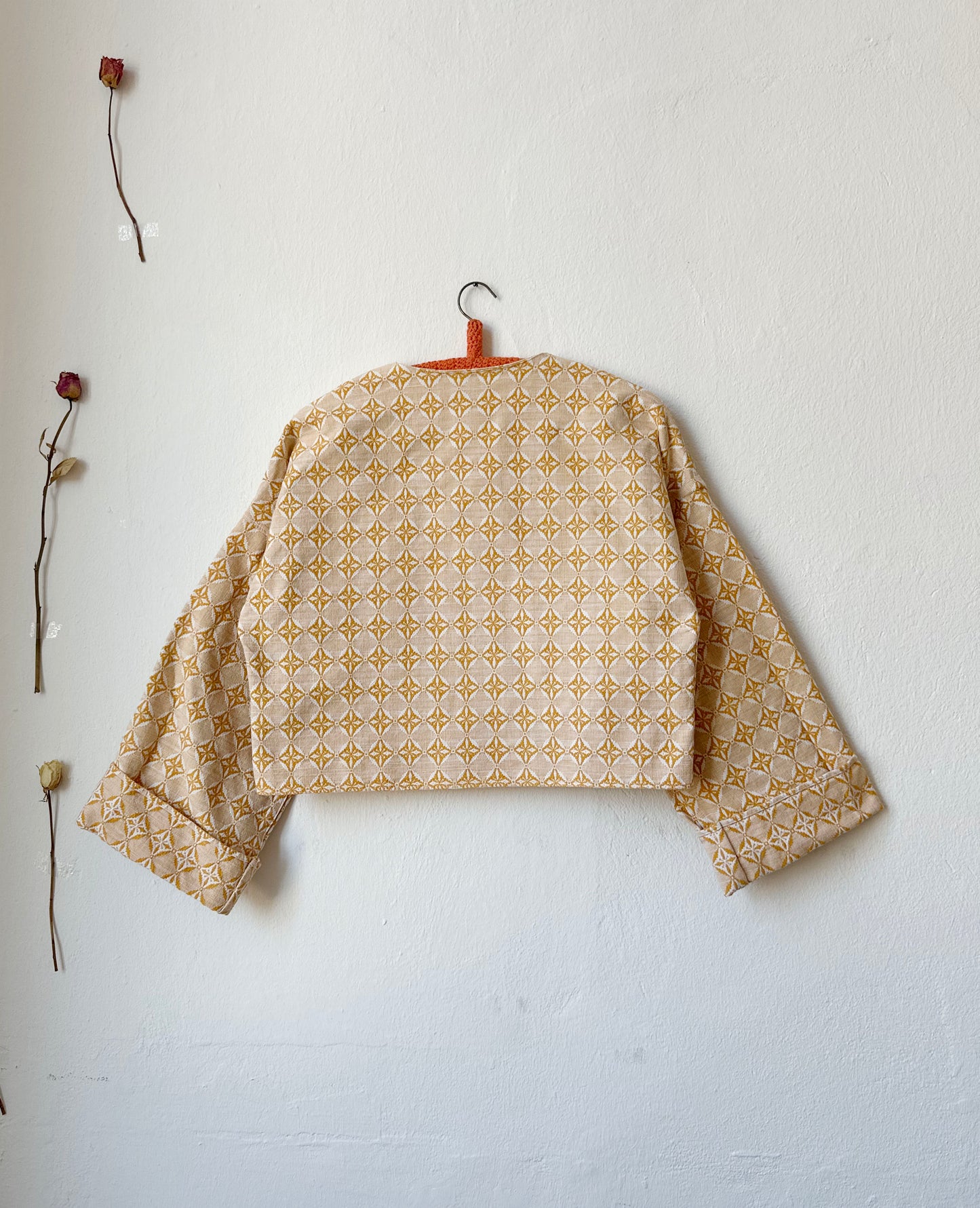 Iti Jacket - Mustard Jacquard