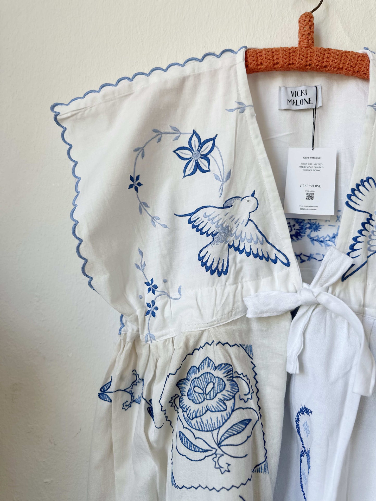 Rena Dress - Blue Wasche