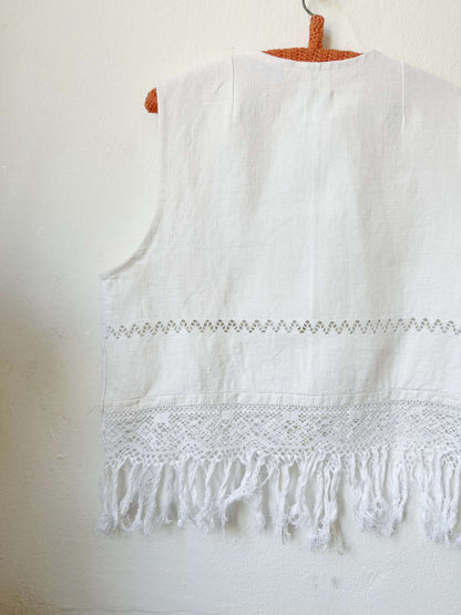 VEM Vest - Lace Fringe