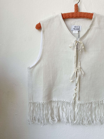 VEM Vest - Monogram Fringe