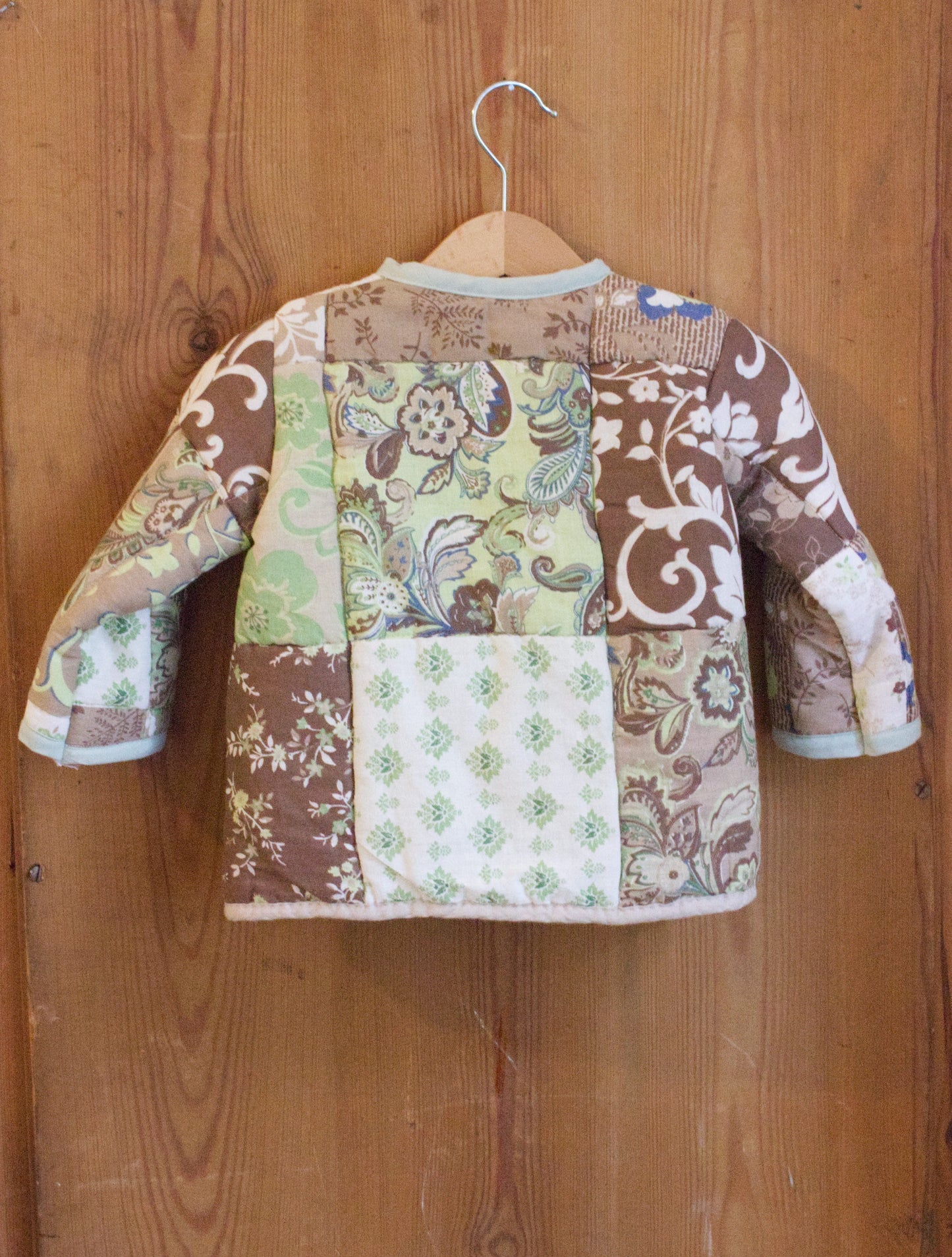 Green Quilted Baby Jacket